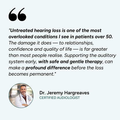 HearGlow™ Patented Red Light Therapy Device